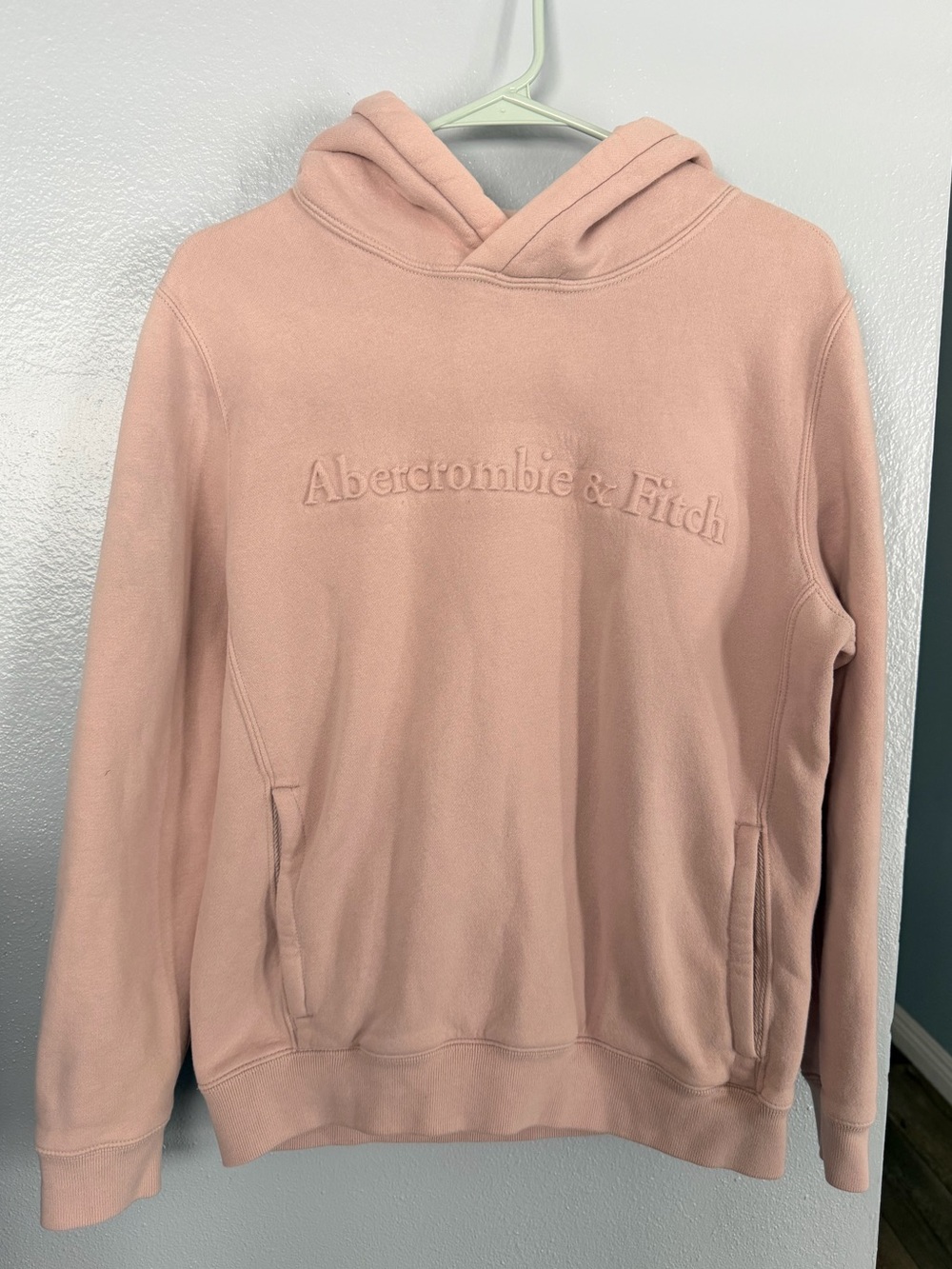 Pink Abercrombie & Fitch Pullover Hoodie Size S